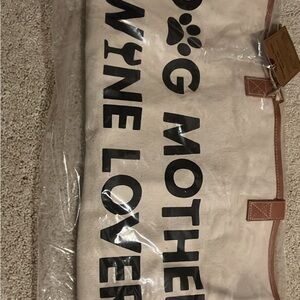 Dog Mother Wine Lover Tote Bag